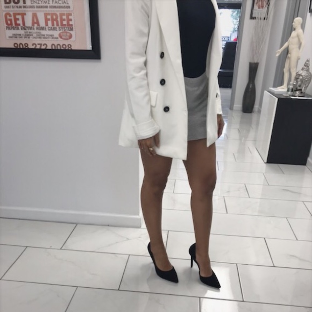 White blazer